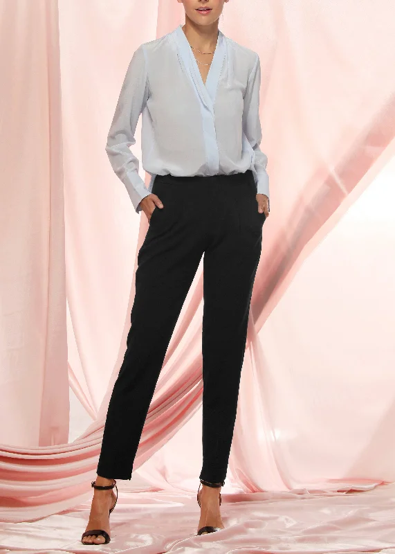 Slim Fit Pants In Black