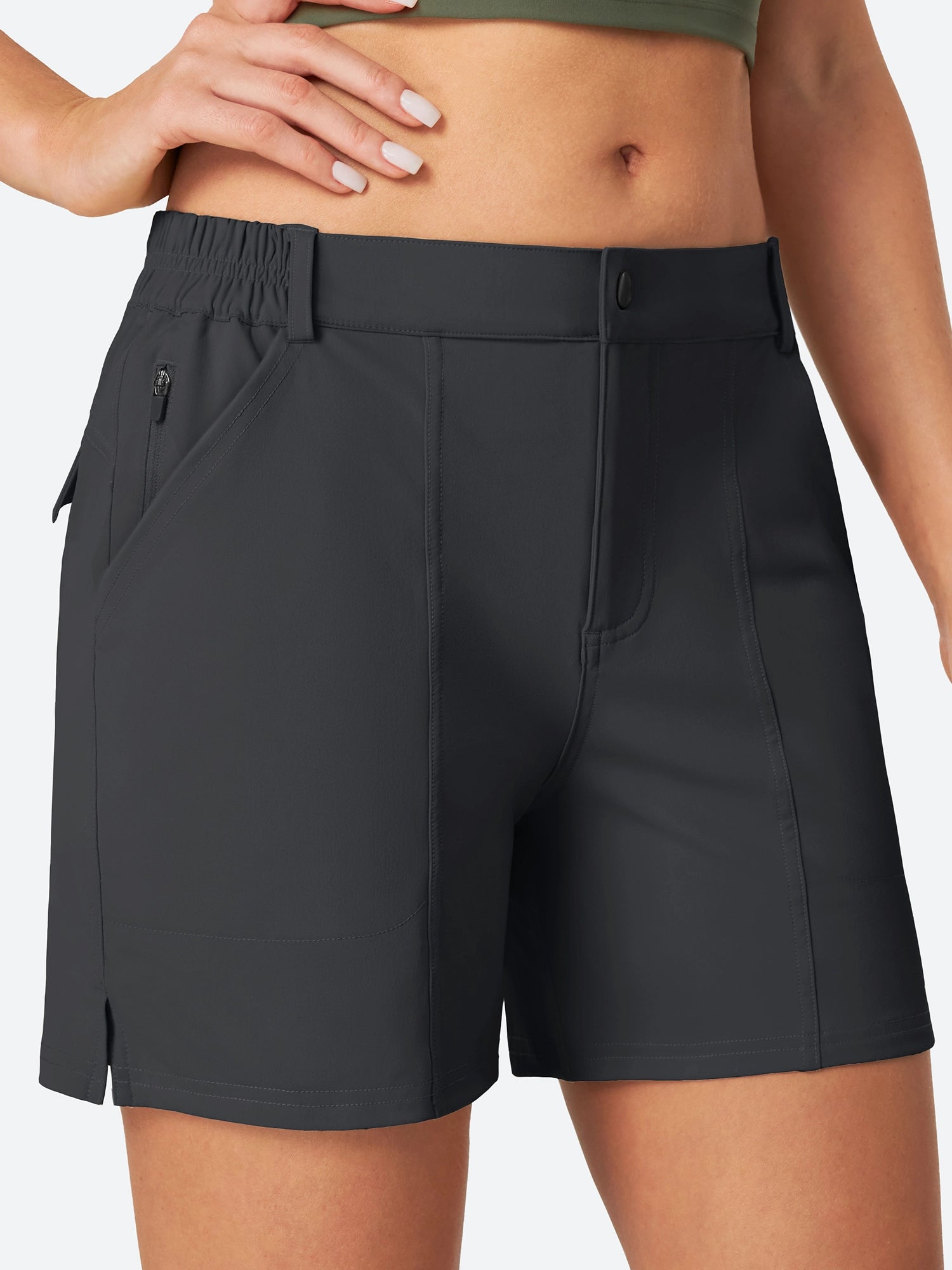 IUGA 5" Quick Dry UPF 50+ Hiking Golf Shorts With Pockets