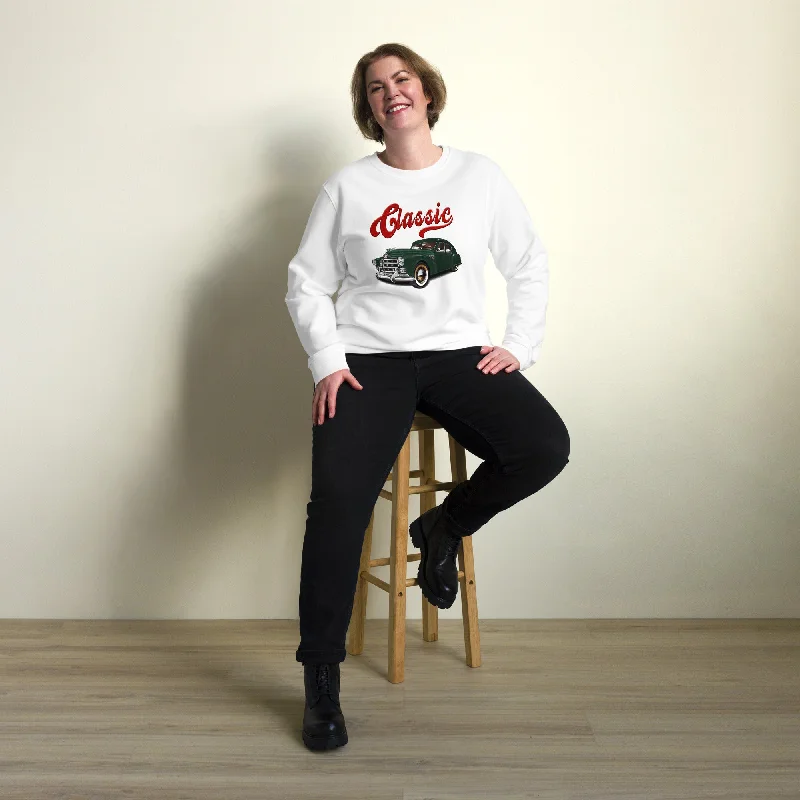 Classic Vintage Graphic Women Organic Sweatshirt