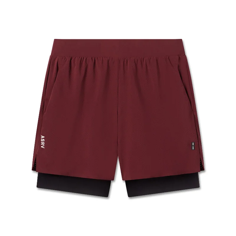 1028. Aerotex™ Bonded 7" Liner Short - Crimson