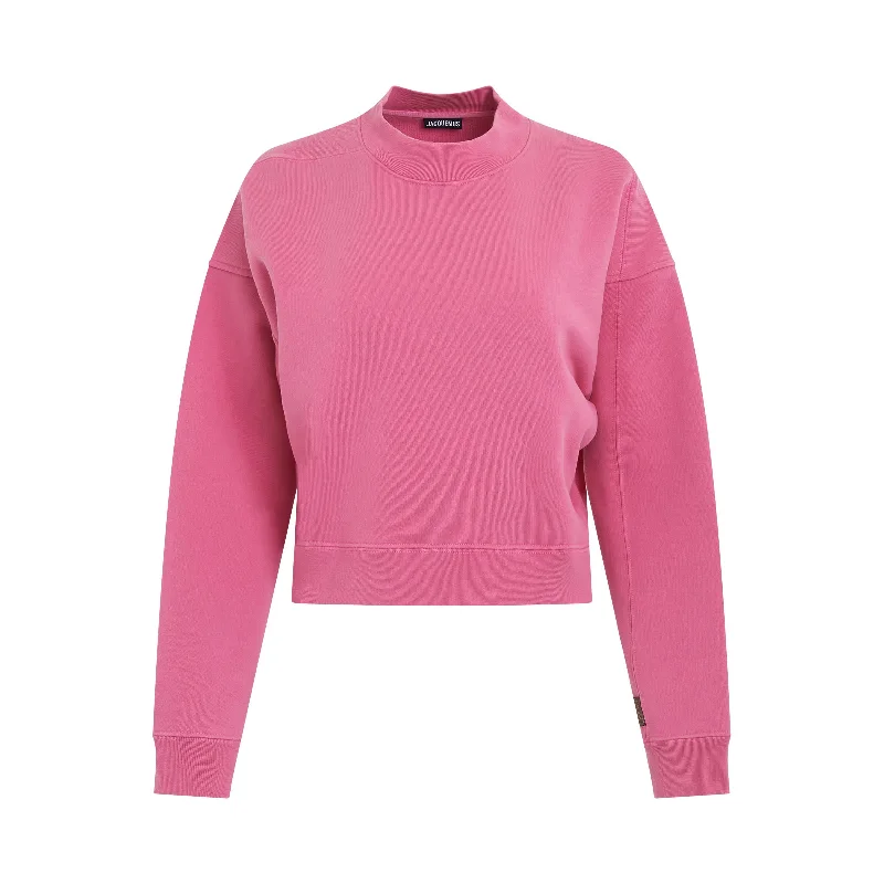 Corto Cropped Sweatshirt in Pink