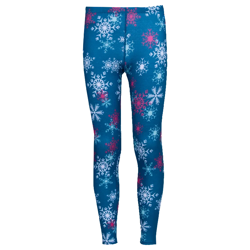 Youth Originals Print Tight - Aerial Snowflake