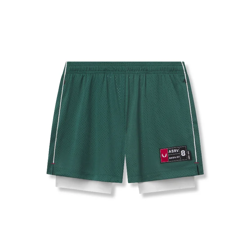 0991. Ion-Mesh 5" Liner Short - Forest Green