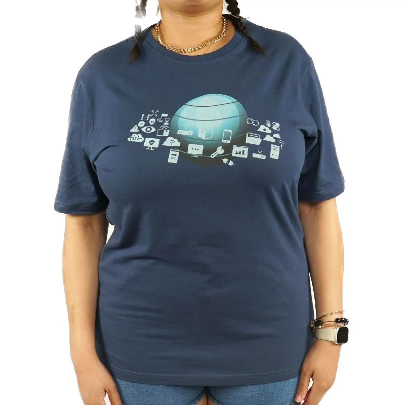 Earth Tech Rings Unisex Adults T-Shirt [FINAL SALE]