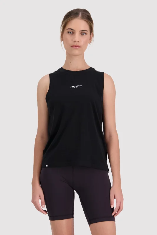 Icon Merino Tank - Black