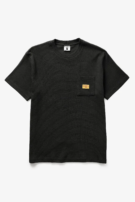 Service Works - Waffle Pocket Tee - Black