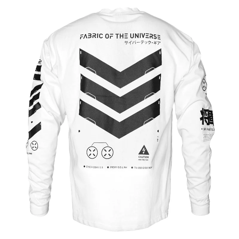 V3-3 White Long Sleeve T