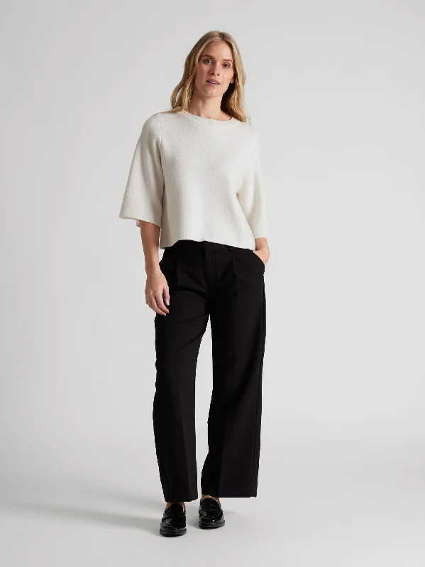 Cashmere sweater  "Dina sweater" - white