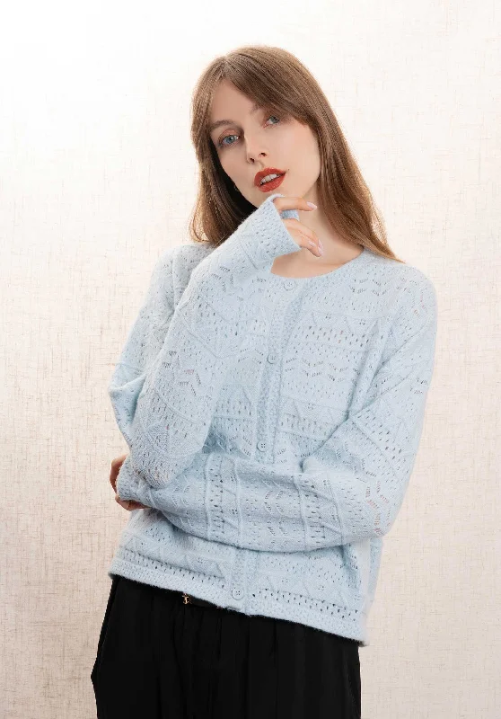 Cardigan M823 Uni Bleu-Ciel