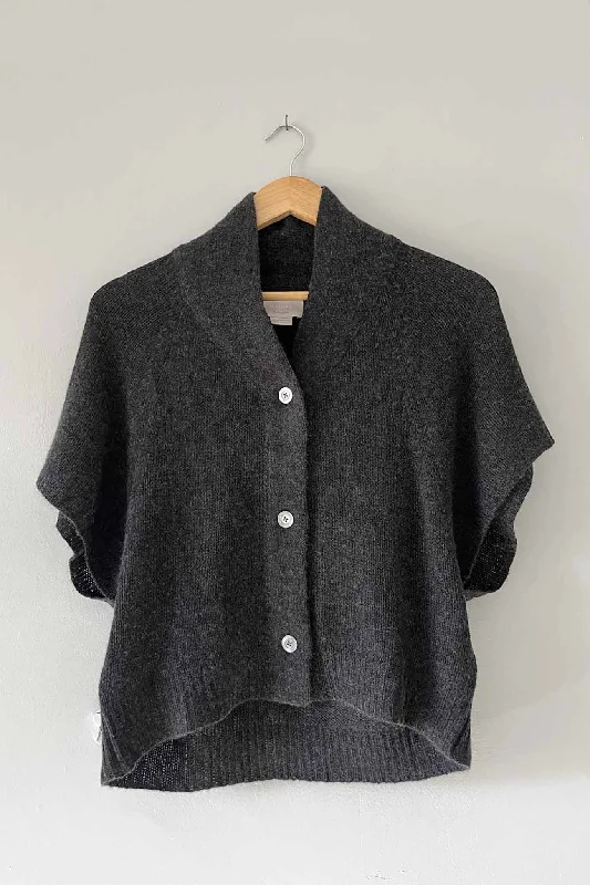 M.PATMOS Ilam Cardigan - Charcoal