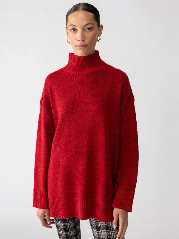 Perfect Sweater Tunic Mars Red