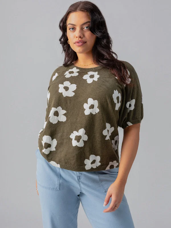 Sunny Days Sweater Burnt Olive Pop Inclusive Collection