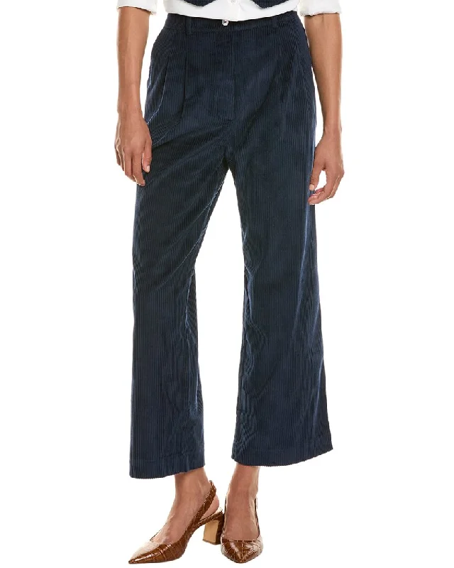 DONNI. Cord Pleated Trouser